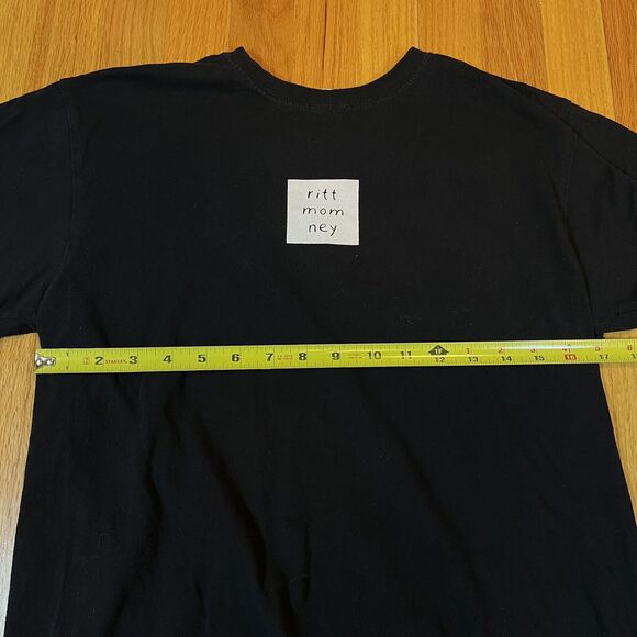 Rare Ritt Momney Black Graphic T-Shirt Size Medium Indie Pop Htf Band Merch - Picture 6 of 6